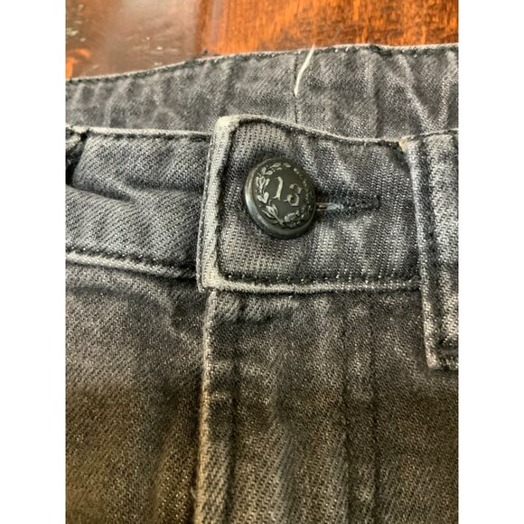 R13 Black Denim Boy Skinny Cropped Jeans $365, Size 24 - Picture 3 of 10